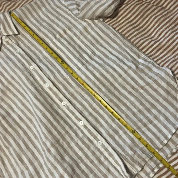 Faherty Laguna Linen Shirt Button Down - Picture 7 of 8